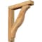Ekena Millwork Funston Block Rough Sawn Bracket w/ Offset Brace, Western Red Cedar, 6"W x 32"D x 40"H BKT0604X32X40FST05RWR - alternate 1
